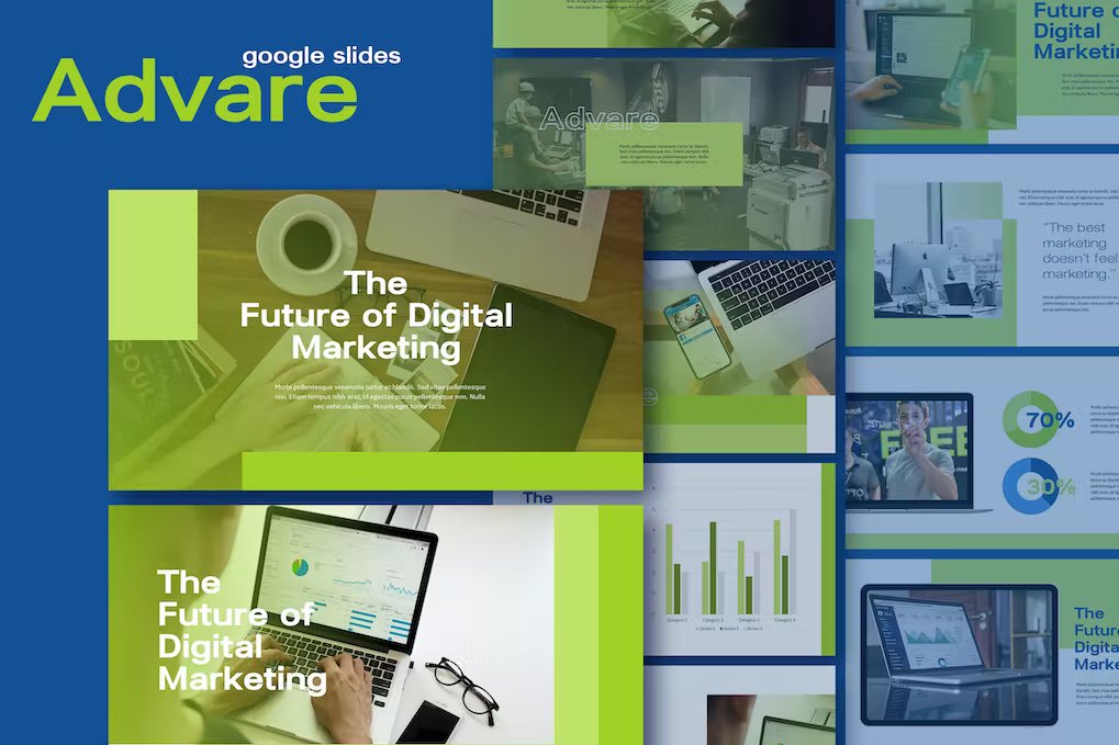 Advare - Digital Agency Google Slides Template